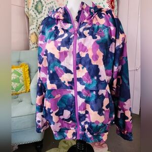 Reebok Multicolor Camouflage Windbreaker